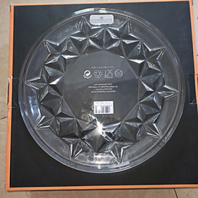 Đĩa Pha Lê Nachtmann Katharinen-Hutte 0094016-2 Teller Plate Stern 27cm Hàng chính hãng