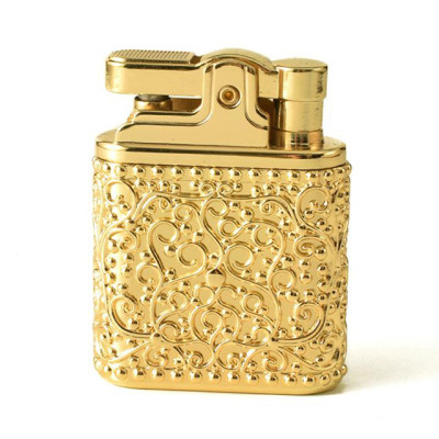 Vỏ Hột Quẹt Bật Lửa Zorro Z582-201 Thiết Kế Độc Lạ Với Hoa Văn Cổ Nổi Phía Trước Nhiều Màu - Dùng Xăng Đá Cao Cấp