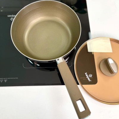 Chảo chống dính Inox 316 liền khối 7 lớp Kalpen Nano Titanium Shield 26cm - Hàng chính hãng