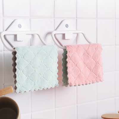 Khăn Lau Nhà Bếp Đa Năng 2 Mặt Xuất Nhật - Vệ Sinh Nhà Cửa - Vải Sợi Microfiber Không Phai Màu Rụng Sợi Nhanh Khô- Hàng Chính Hãng MINIIN