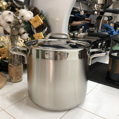 Nồi Inox 304 Đáy 3 Lớp Cao Cấp Hiệu Berndorf Sandrik - High Casserole With Lid