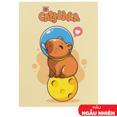 Tập Học Sinh The Chill Capybara - 4 Ô Ly - 96 Trang 120gsm (Mẫu Bìa Giao Ngẫu Nhiên)