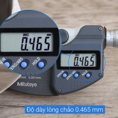 Nồi inox Fivestar 3 đáy từ Sanwich nắp kính 24CM