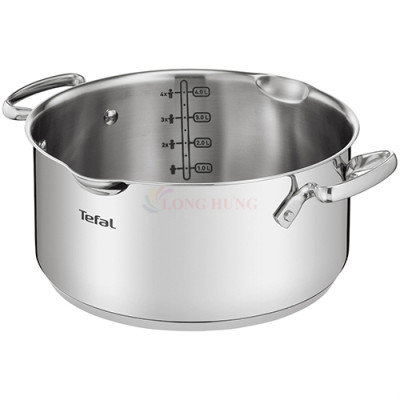 Nồi Inox cao cấp Tefal Duetto Plus (18cm x 2.0L/20cm x 2.9L/22cm x 6.1L/24cm x 5.0L/28cm x 10.0L) - Hàng chính hãng