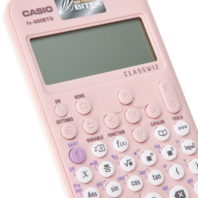 Máy Tính Casio FX 880 BTG - Màu Hồng