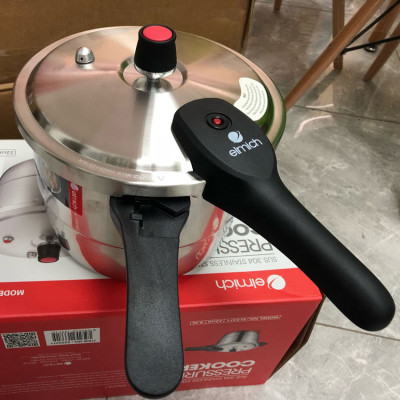 Nồi áp suất Inox 304 Elmich 20cm 4.0L EL3369 tặng kèm giá hấp Inox - Hàng chính hãng