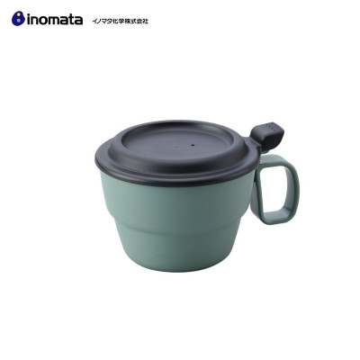Cốc uống nước Inomata có nắp đậy an toàn giúp giữ gìn vệ sinh cốc & đồ uống bên trong - nội địa Nhật Bản