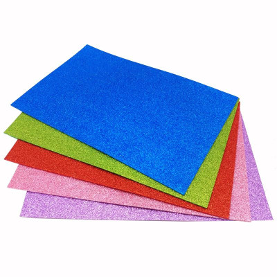 Bộ 5 Xốp Eva Kim Tuyến DYI Art & Craft - Star Kids K-921 (Sắc Độ Màu Giao Ngẫu Nhiên)