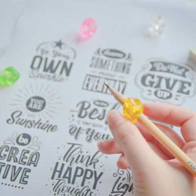 Combo 100 Đệm Tay Cầm Bút Chì PLUS