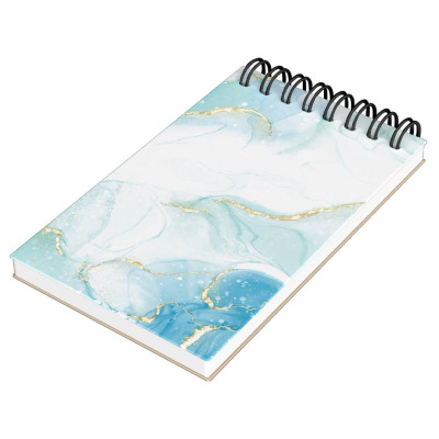 Sổ Lò Xo Bìa Cứng Marble B7 - Không Kẻ Có Chấm - 160 Trang 80gsm - The Sun 03