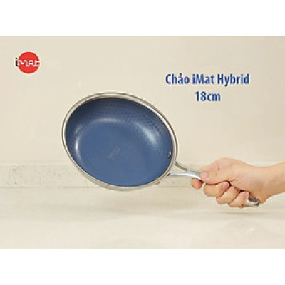 Chảo chiên iMat Hybrid lòng xanh