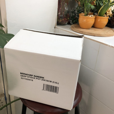 Nồi Inox 304 Đáy 3 Lớp Cao Cấp Hiệu Berndorf Sandrik - High Casserole With Lid