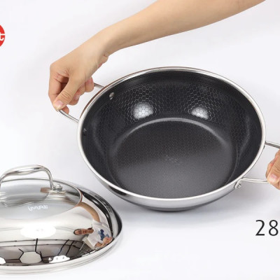 Chảo đa năng 24, 28 hai tay cầm iMat Hybrid