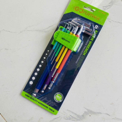 Bộ lục giác màu GOFUTHER chất liệu thép CRV cao cấp