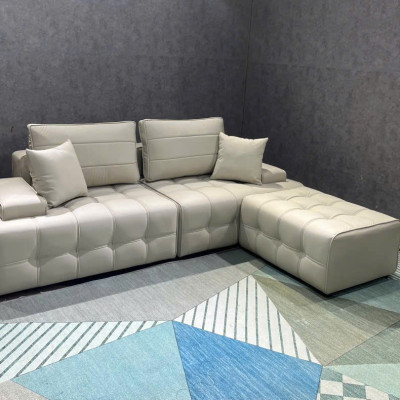 Sofa phòng khách Tundo Minoti NK2025 KT 2m và đôn góc 60 x 80 cm