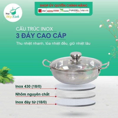 Nồi Um đa Năng Nắp Kính Fivestar