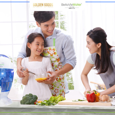 Combo Máy lọc nước gia đình tạo ion kiềm + 01 Lõi lọc thay thế - Hàng nhập khẩu Mỹ