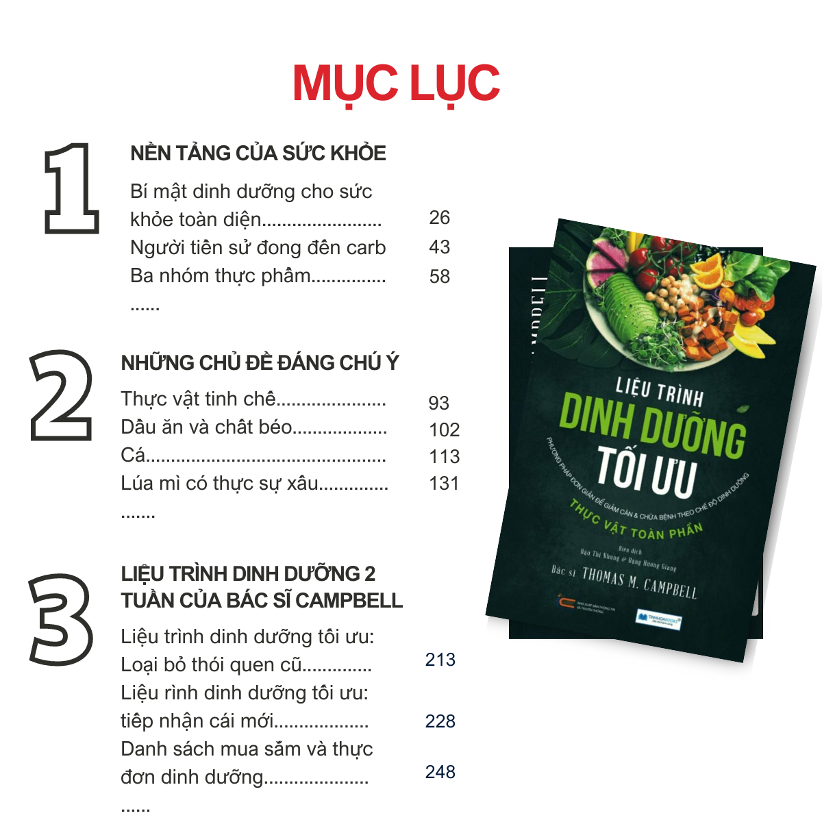 Combo sách dinh dưỡng hiện đại: Liệu trình dinh dưỡng + Ăn lành sống mạnh (Tái bản)