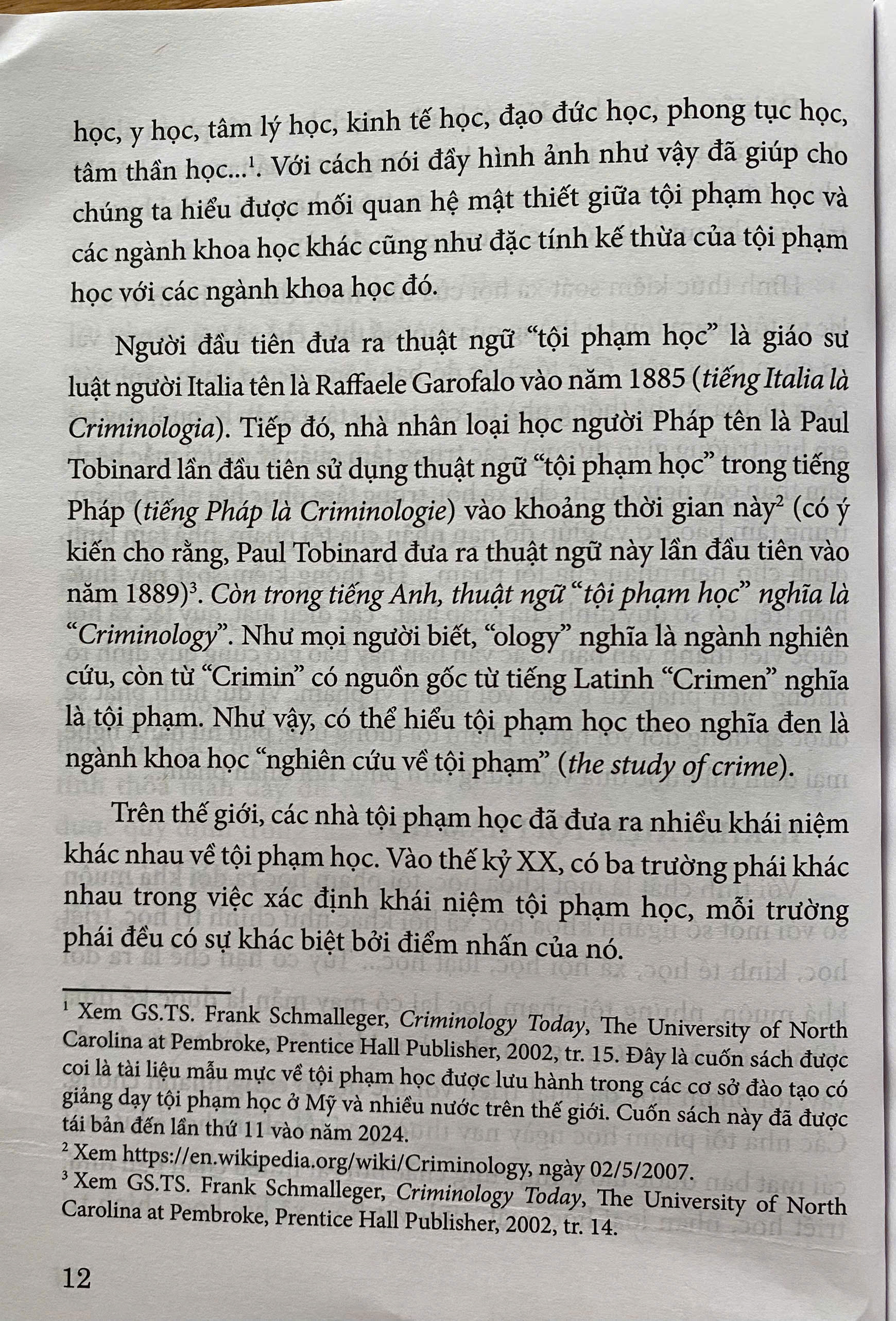 Tội Phạm Học Đương Đại