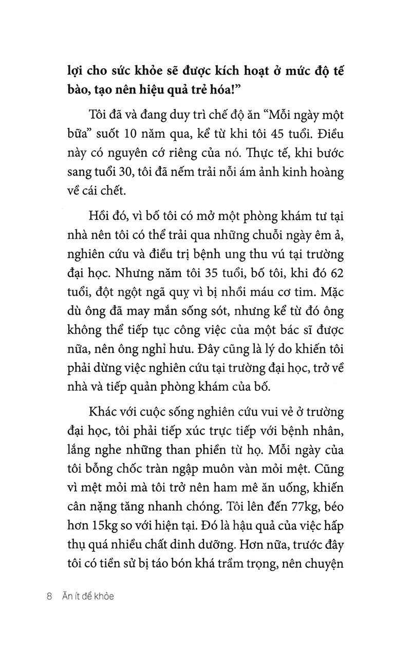 Sách - Ăn Ít Để Khỏe - 1 Bữa Là Đủ Sao Phải Cần 3 (Tái Bản 2024)