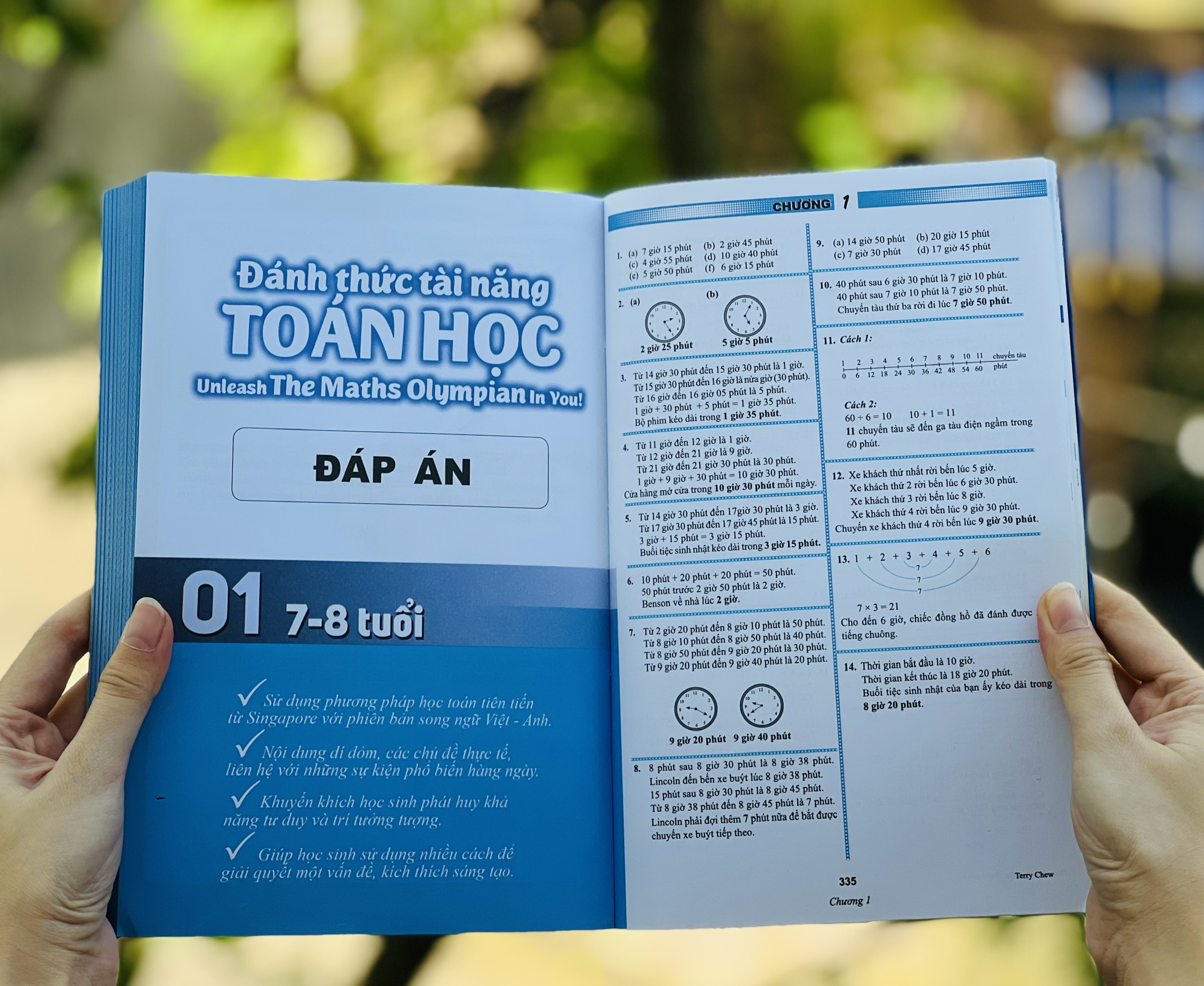 Sách đánh thức tài năng toán học 1, toán lớp 1, toán lớp 2 ( 7 - 8 tuổi )