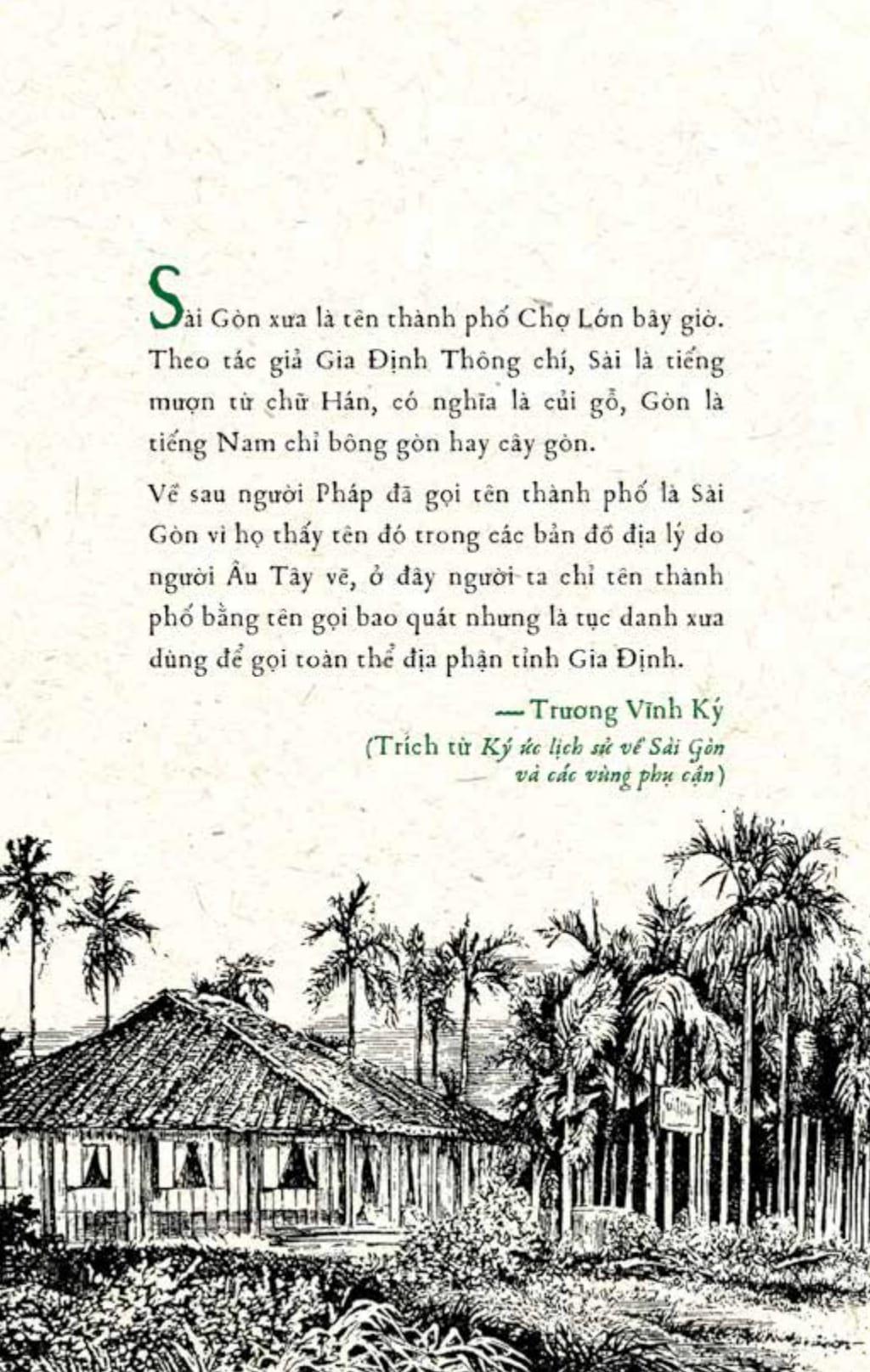 Ký Ức Lịch Sử Về Sài Gòn Và Các Vùng Phụ Cận