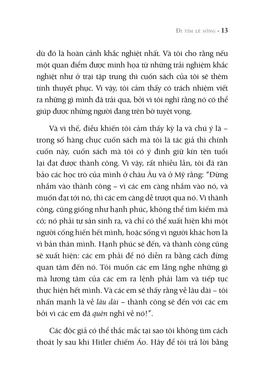 Đi Tìm Lẽ Sống (Tái Bản 2022)