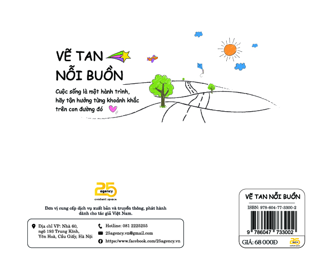 VẼ TAN NỖI BUỒN - Sách tô màu