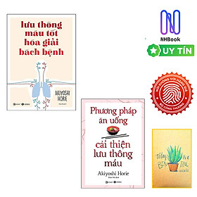 Combo Sách - Lưu Thông Máu Tốt Hóa Giải Bách Bệnh + Phương Pháp Ăn Uống Cải Thiện Lưu Thông Máu