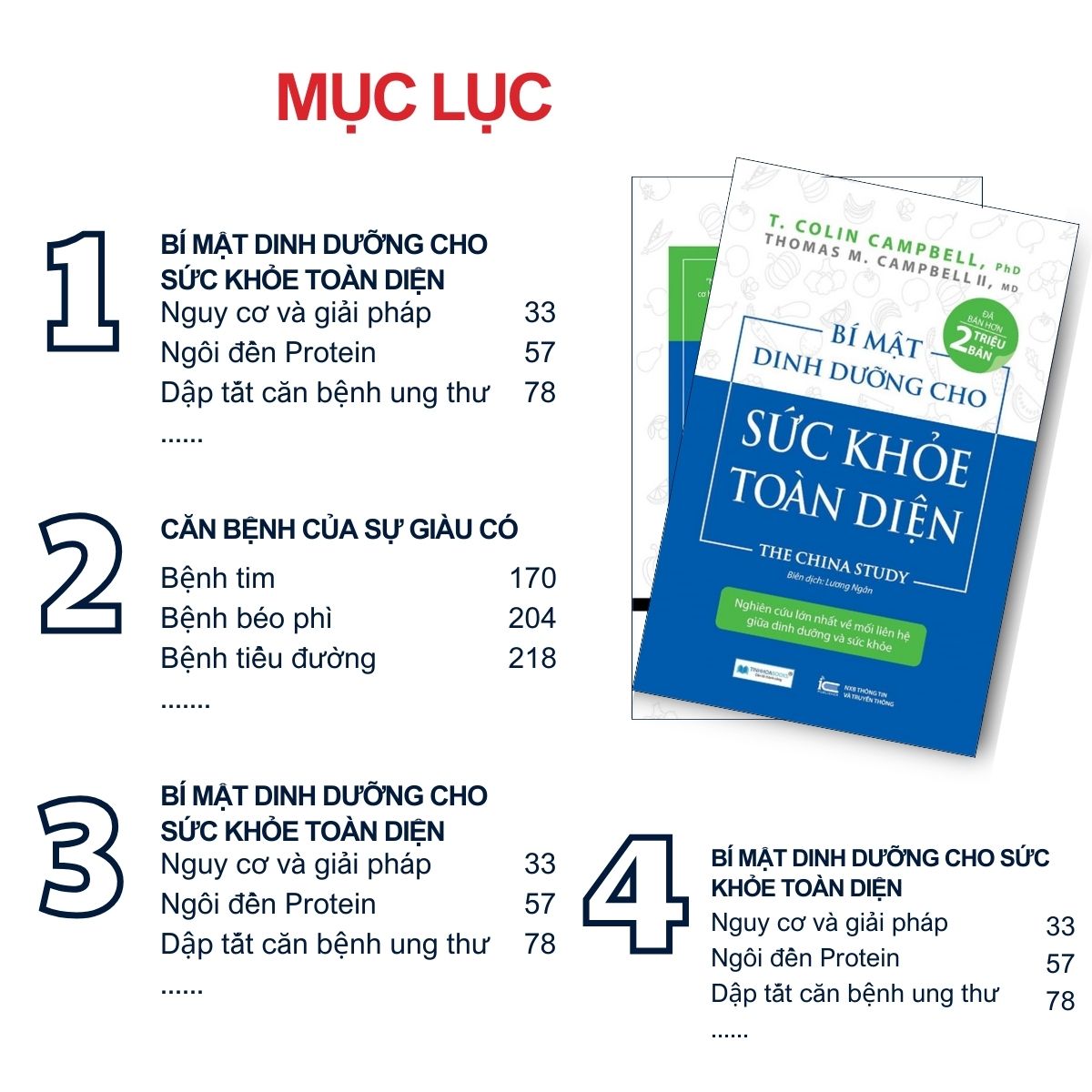 Bí mật dinh dưỡng cho sức khoẻ toàn diện (TB)