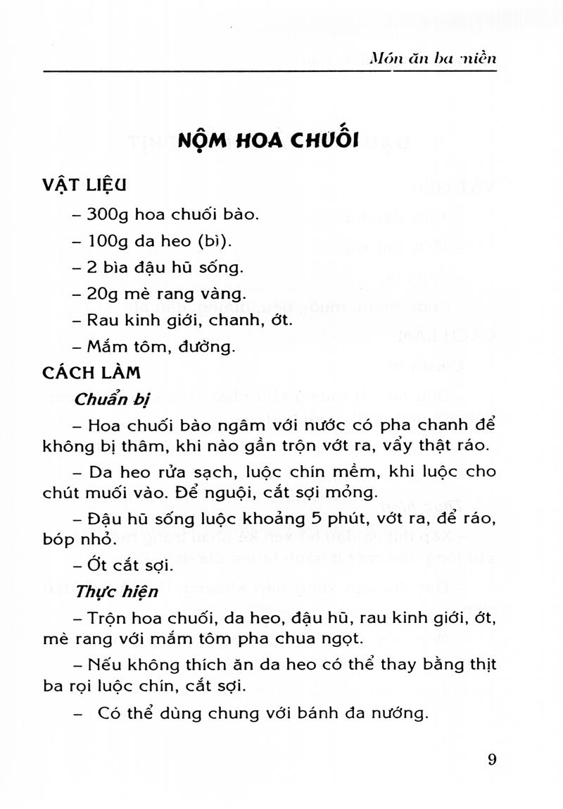 Món Ăn Ba Miền