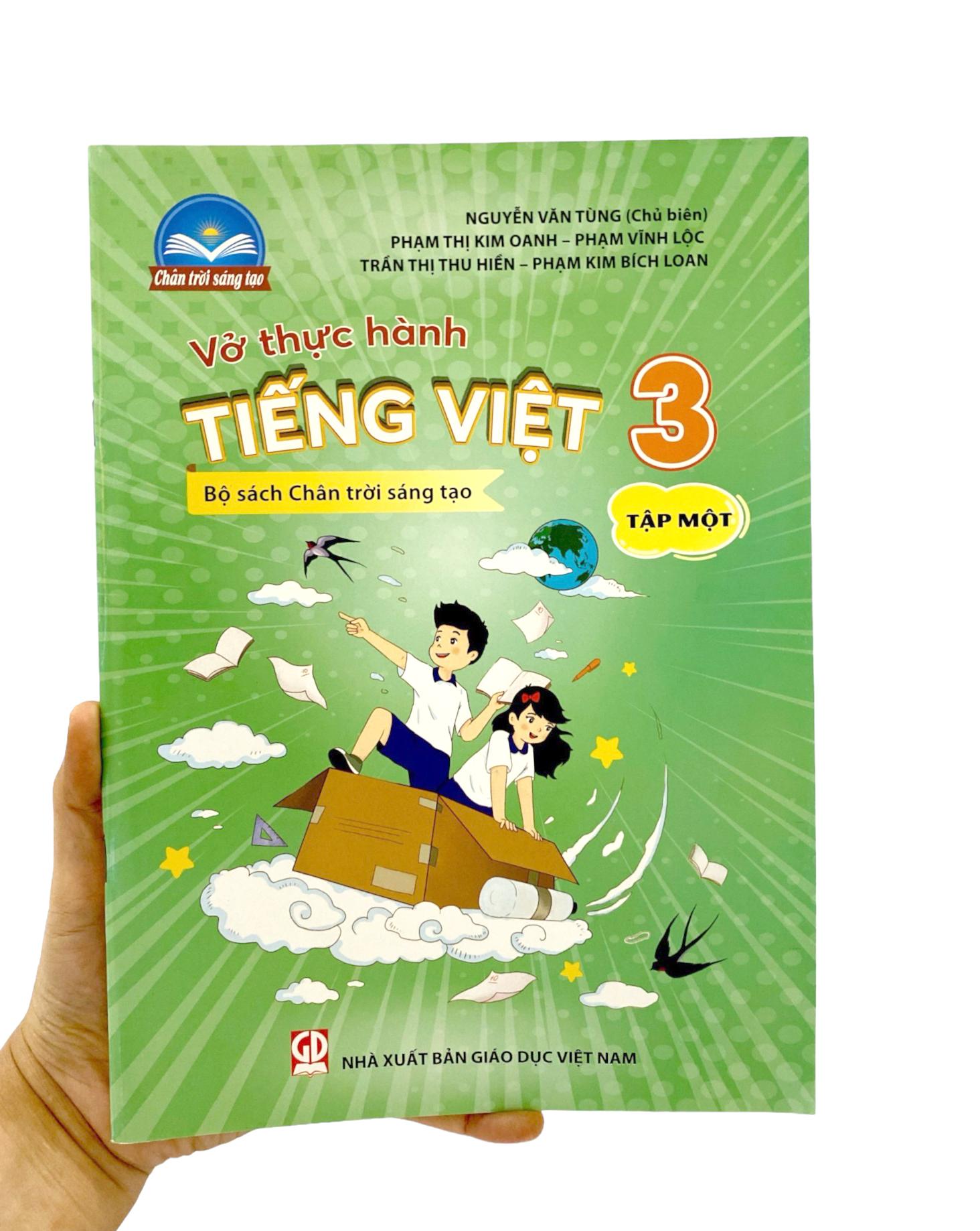 Vở Thực Hành Tiếng Việt 3 - Tập 1 (Chân Trời Sáng Tạo) (2022)
