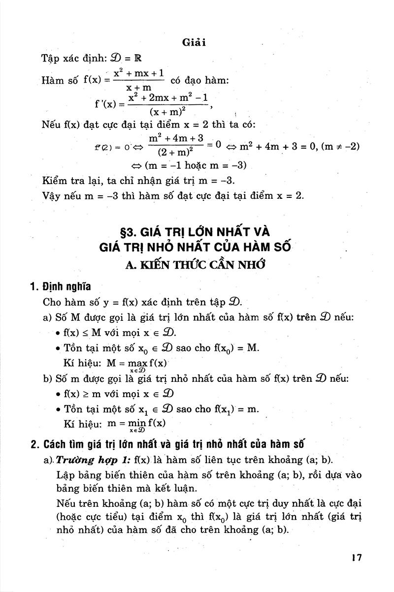 Giải Bài Tập Toán - Đại Số Giải Tích Lớp 12