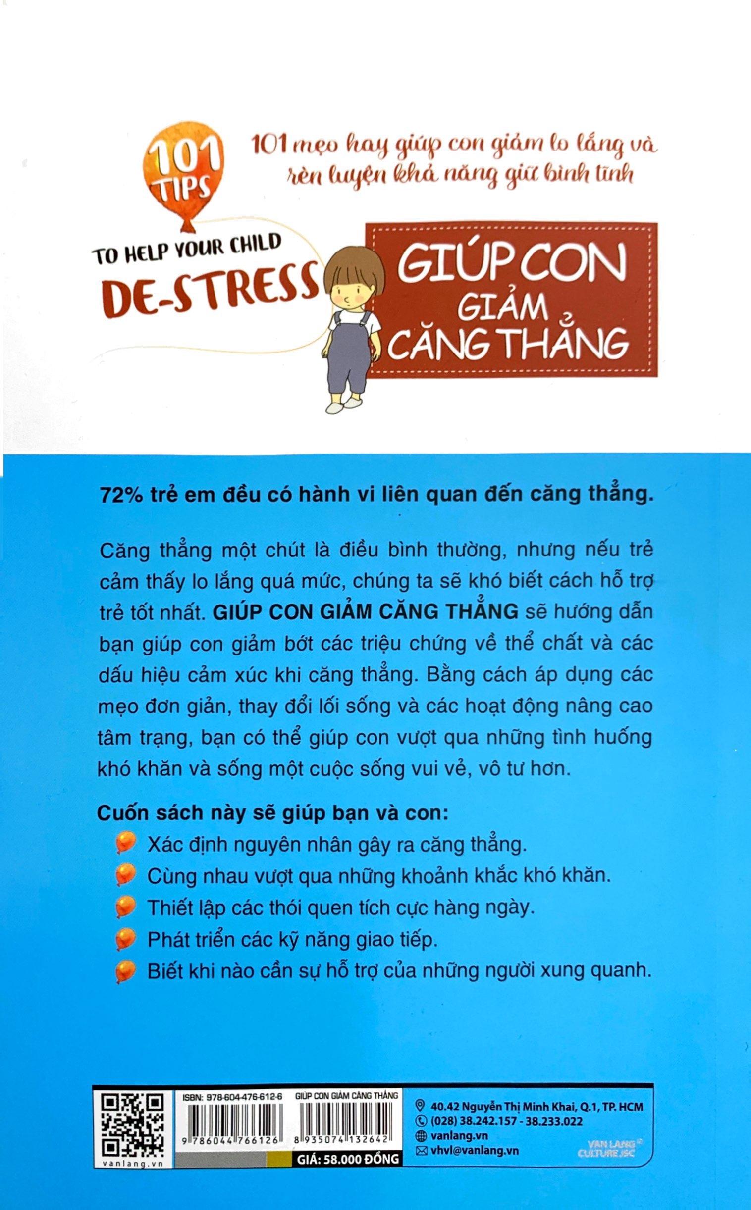 101 Tips - Giúp Con Giảm Căng Thẳng
