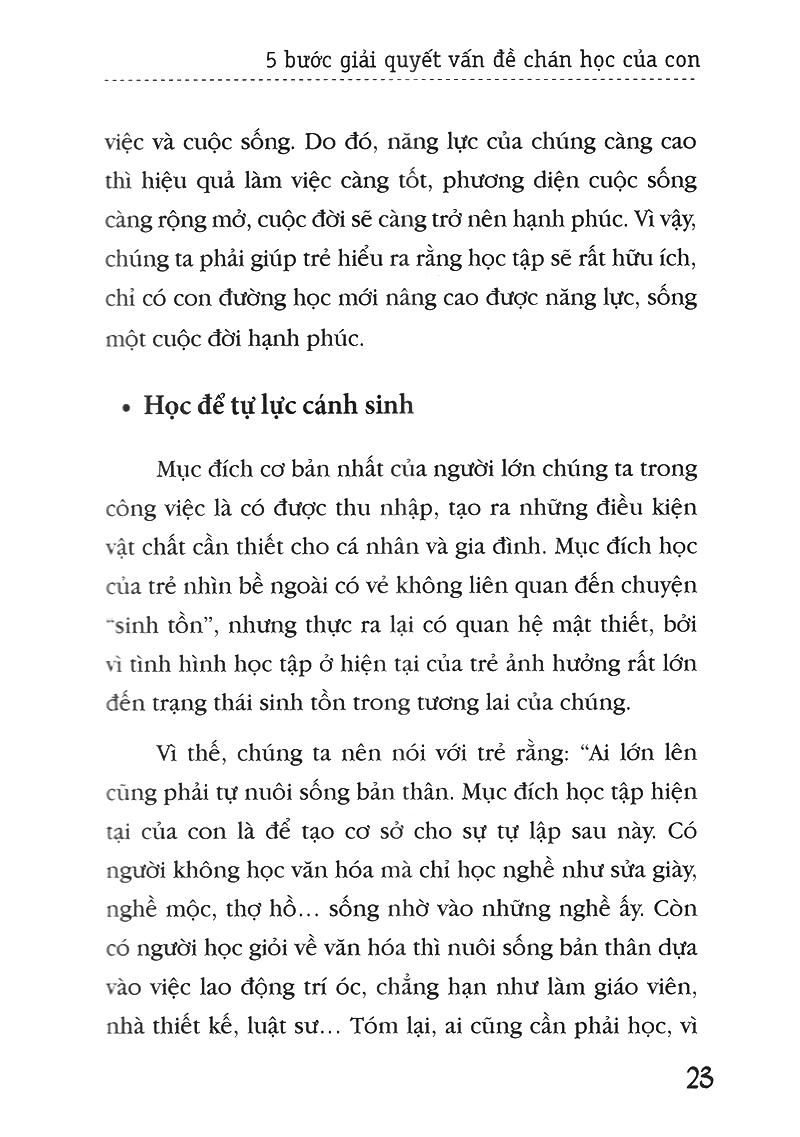 Cha Mẹ Phải Làm Gì Khi Con Không Thích Học - 5 Bước Giải Quyết Vấn Đề Chán Học Của Con