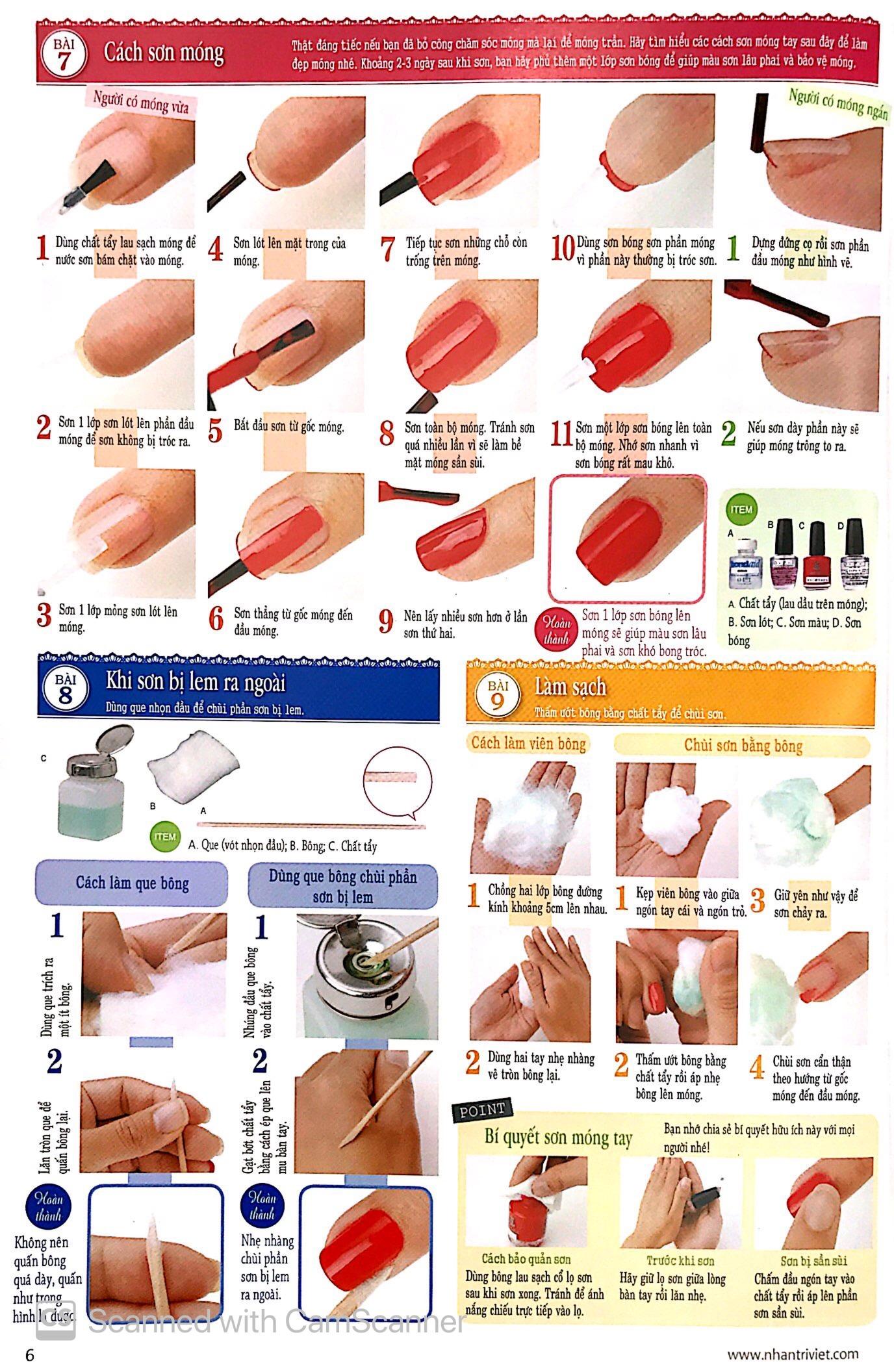 Bộ Sưu Tập Các Mẫu Trang Điểm Móng (Tập 2)