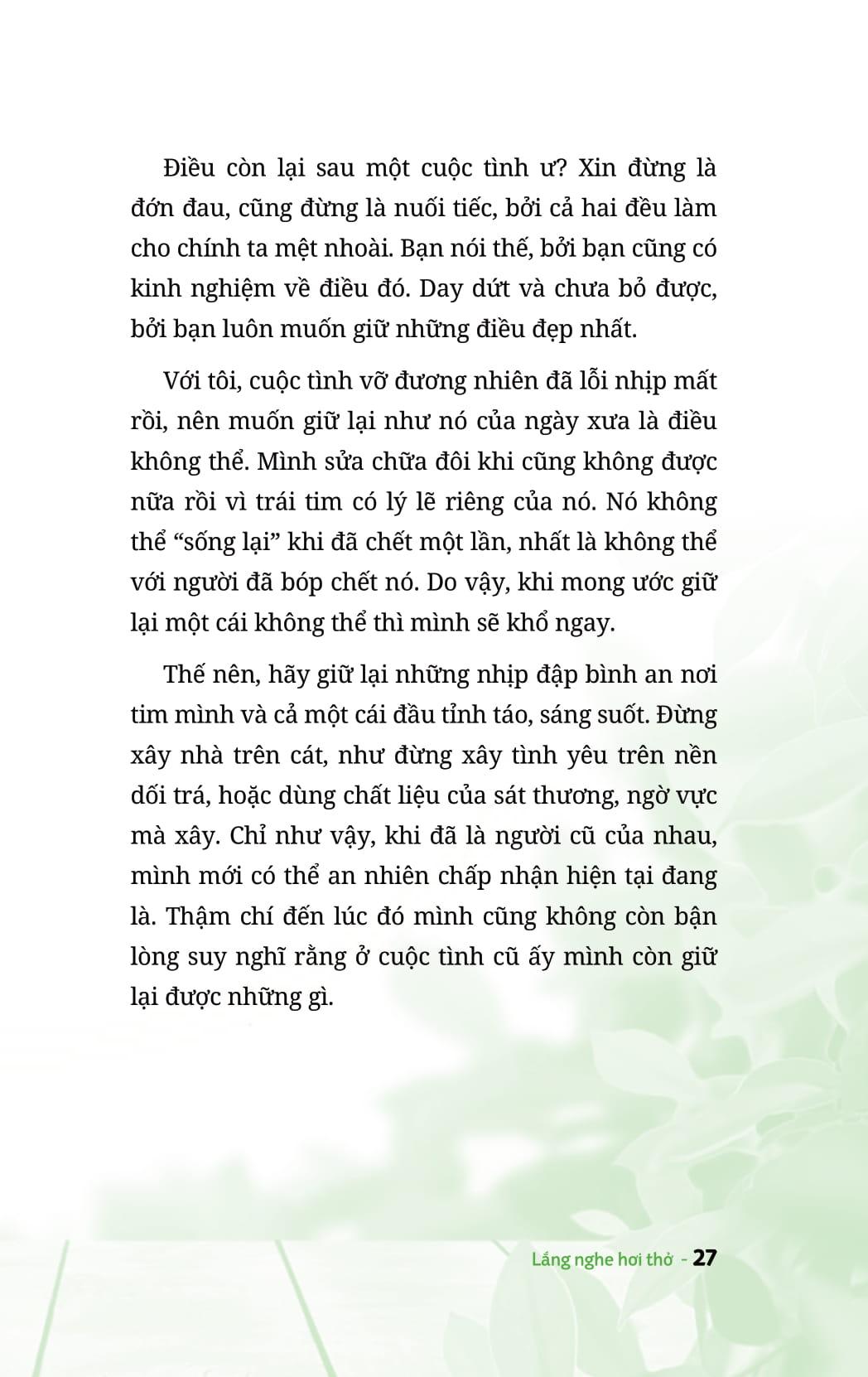 Lắng Nghe Hơi Thở