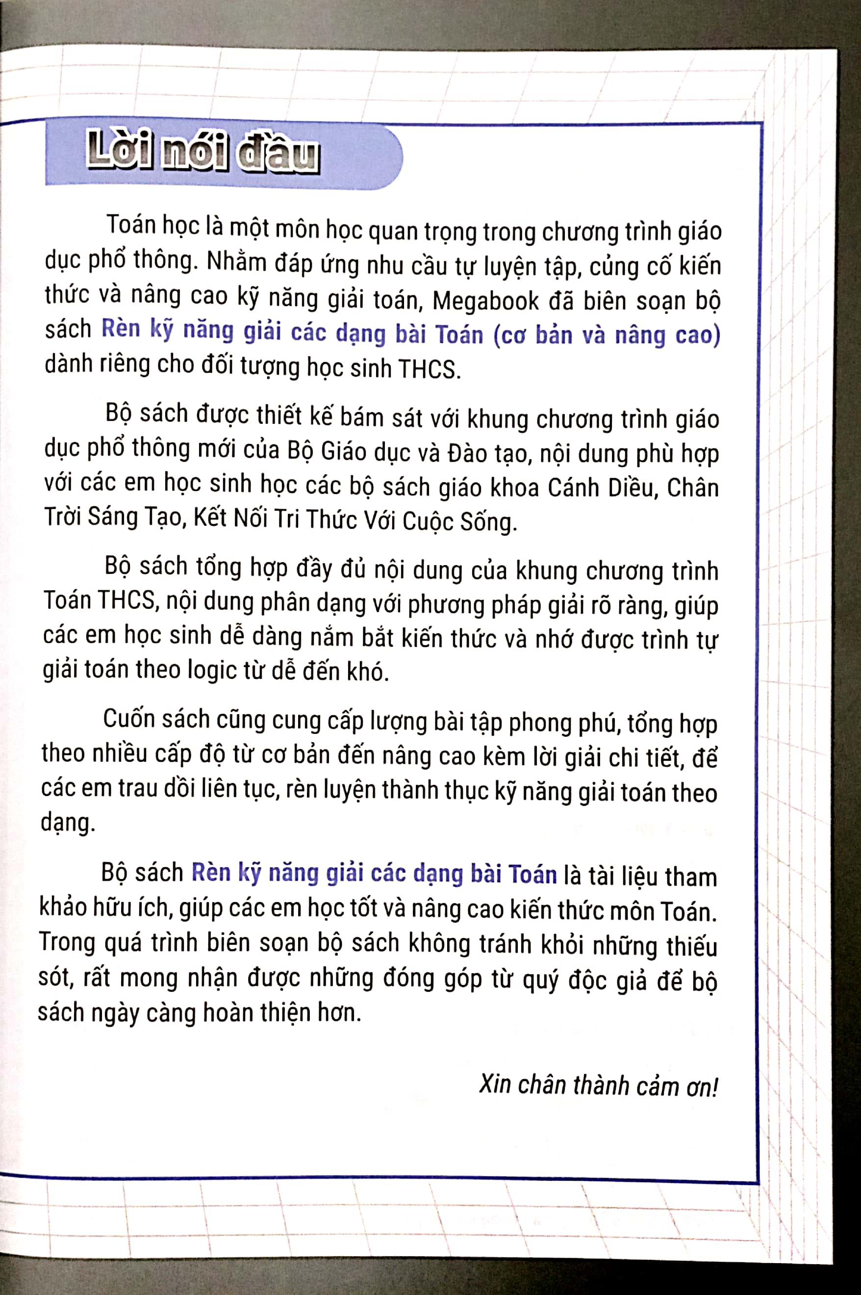 Rèn Kỹ Năng Giải Các Dạng Bài Toán (Cơ Bản Và Nâng Cao) Lớp 6 - Tập 1