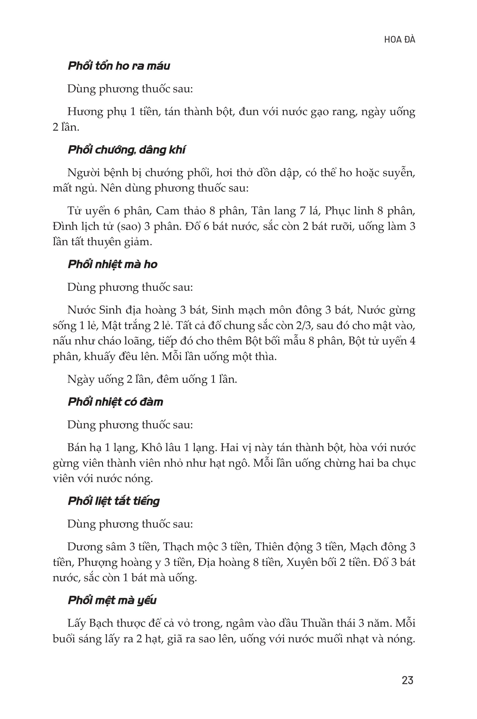 Sách - Những Phương Thuốc Bí Truyền Của Thần Y Hoa Đà