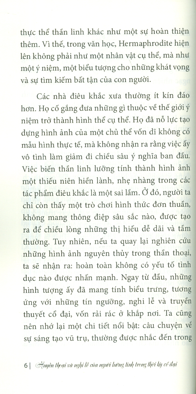 Huyền Thoại Và Nghi Lễ Của Người Lưỡng Tính Trong Thời Kỳ Cổ Đại