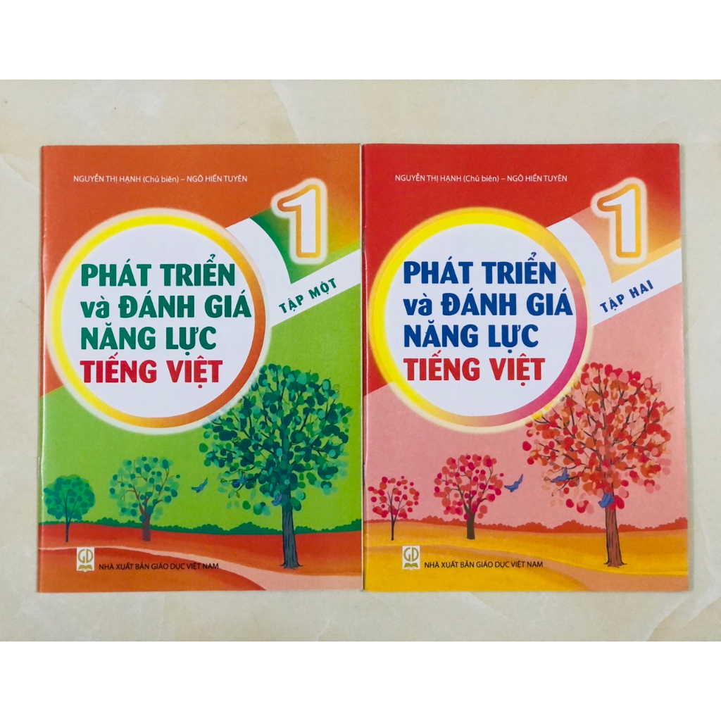 Sách - Combo phát triển và đánh giá năng lực tiếng việt 1 - tập 1+2
