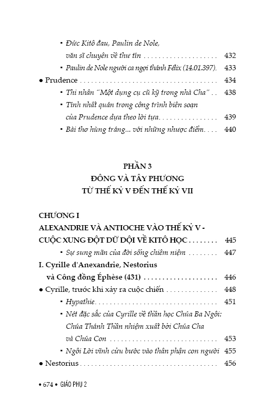 GIÁO PHỤ - Tập II - Thế Kỷ IV-VIII