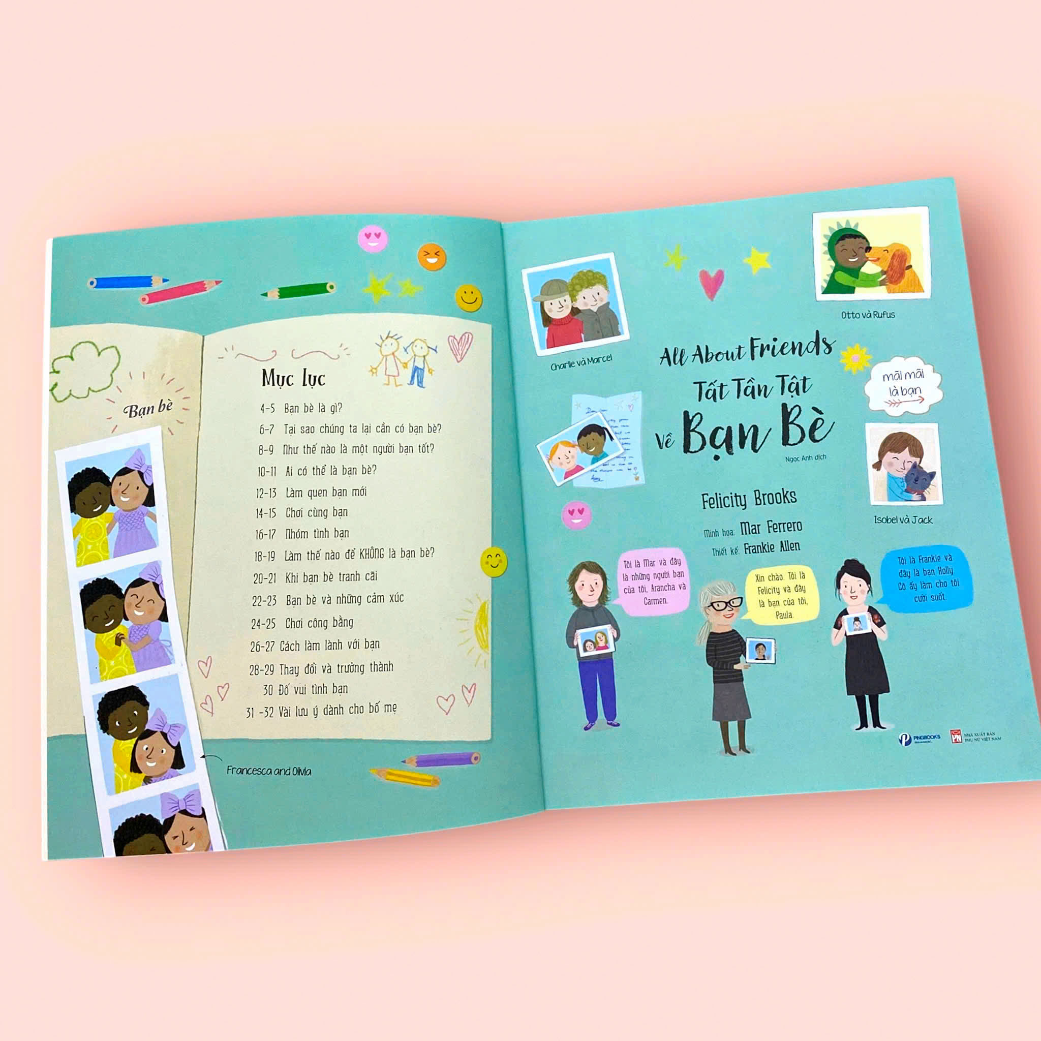 Sách - Tất tần tật về bạn bè, cảm xúc