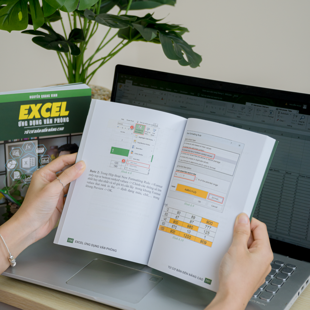 Combo 4 Sách Excel - Google Sheet - 150 TT - Power Query ĐÀO TẠO TIN HỌC Ứng Dụng Văn Phòng Kèm Video Khóa Học