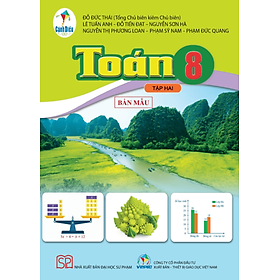 Sách giáo khoa Toán 8- tập hai- Cánh Diều (Kèm Nilon bọc Sách)