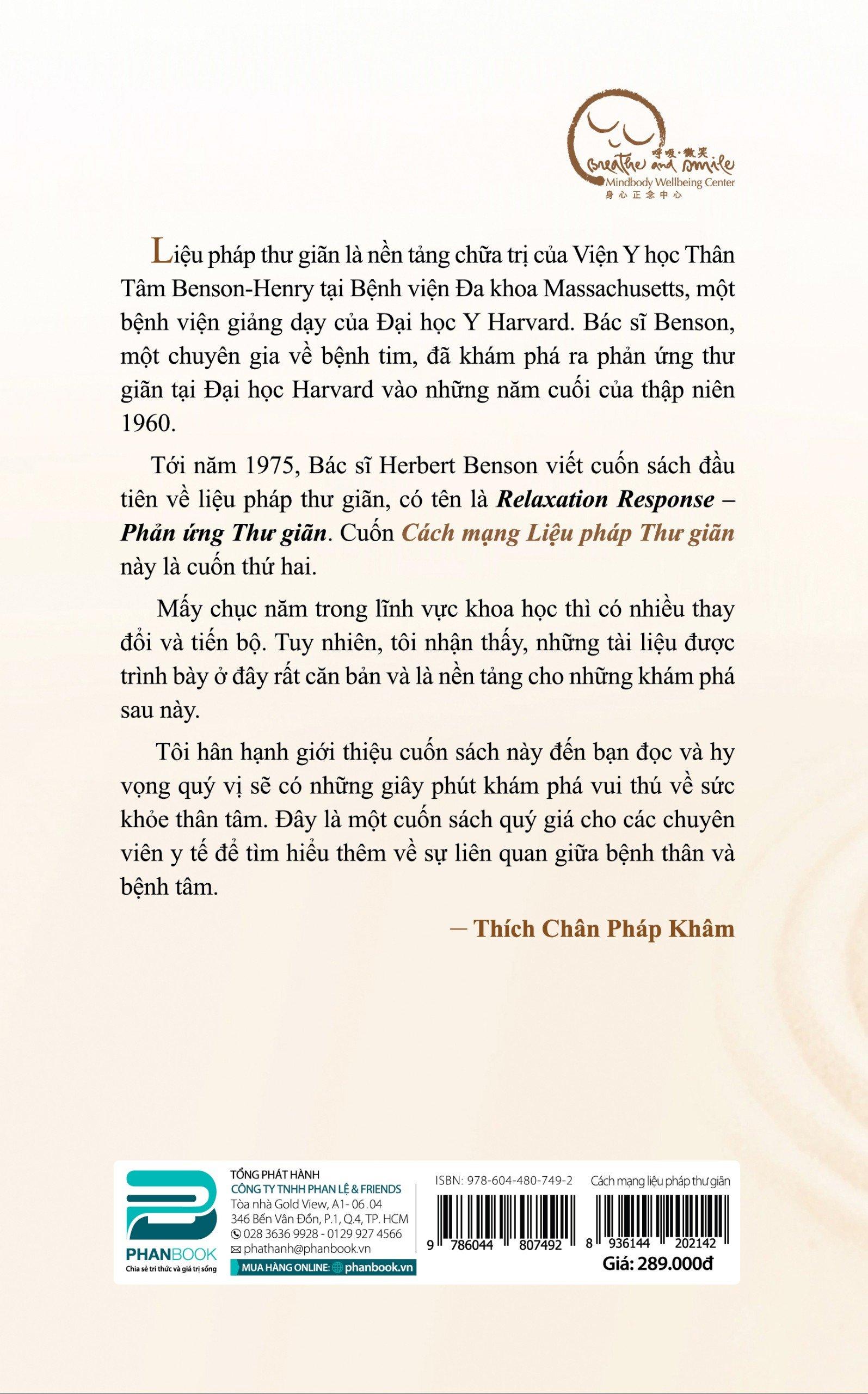 Cuộc Cách Mạng Liệu Pháp Thư Giãn