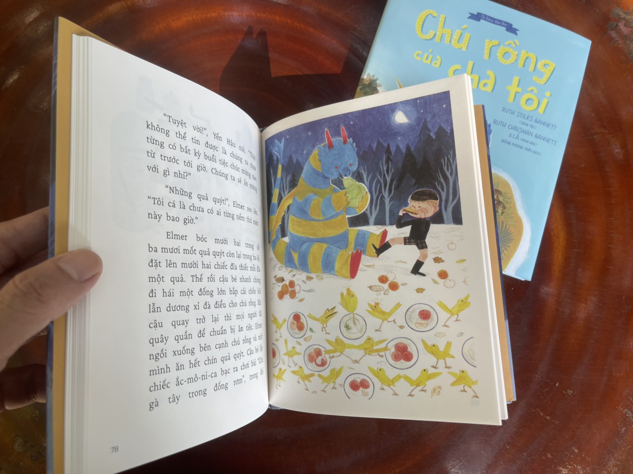 (Combo 2 cuốn) (Bìa cứng có áo) CHÚ RỒNG CỦA CHA TÔI và ELMER VÀ CHÚ RỒNG - Ruth Stiles Gannett – minh họa bởi Ruth Chrisman Gannett & Lá - Crabit Kidbooks