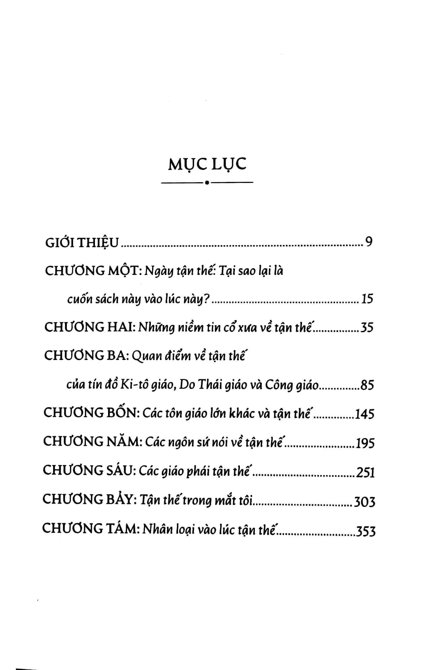 Ngày Tận Thế - Lời Tiên Tri Về Tương Lai Và Thế Giới