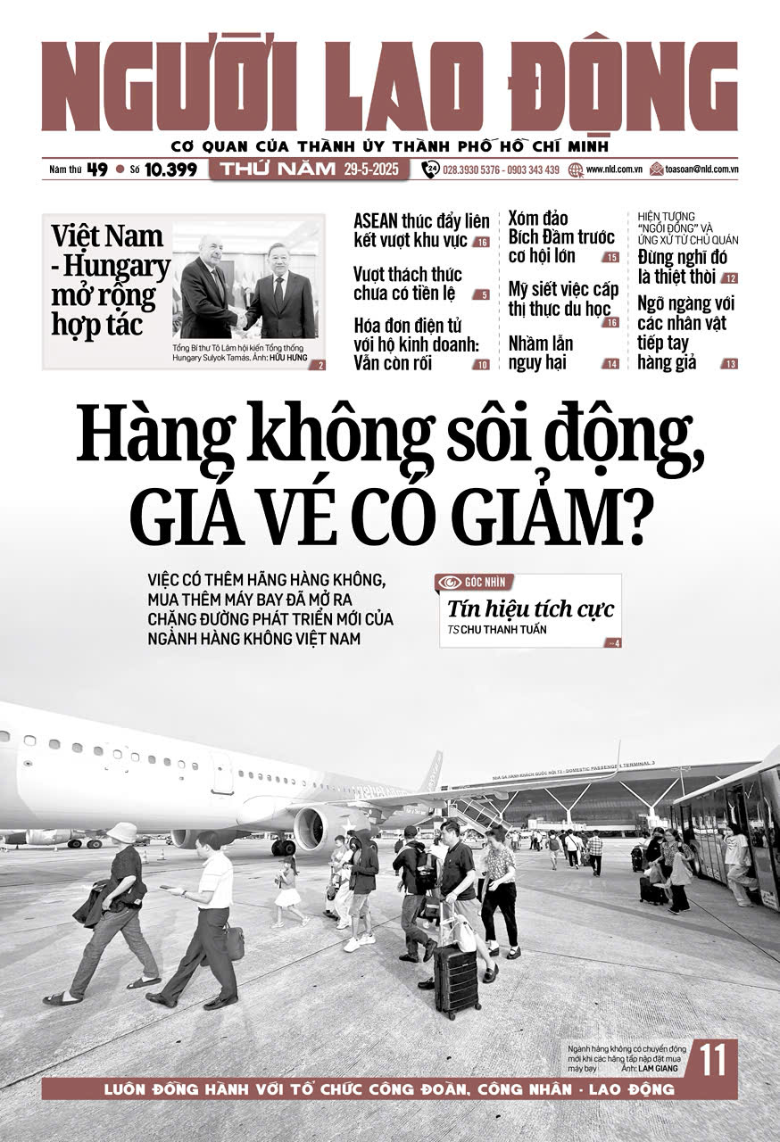 Nhật báo Người Lao Động từ ngày 26-05-2025 đến 01-06-2025