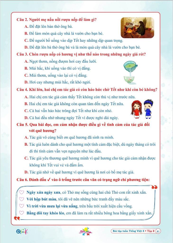 Sách - Bài Tập Tuần Tiếng Việt 4 - Tập 2 (Kết Nối Tri Thức Với Cuộc Sống)